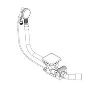 Kaldewei Conoduo siphon de baignoire blanc 687772020001