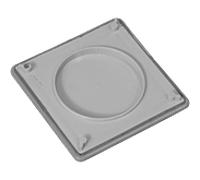 Kaldewei Couvercle de vidange KA120 pour CONOFLAT émaillé 687772572663 Gris froid 30 Secure Plus