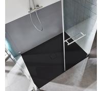 Kaldewei Conoflat zone de douche 465130000701 80x100cm, antidérapant, noir