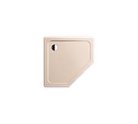 Kaldewei Cornezza douche 459030000030 90x90x2,5cm, antidérapant, beige bahama