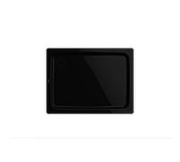 Kaldewei Duschplan xxl Duschplan douche 432548043701 75x140x6,5cm, avec support, effet perlant, noir