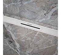 Kaldewei Caniveau de douche FlowLine Zero 940000010711 90 cm Blanc alpin mat