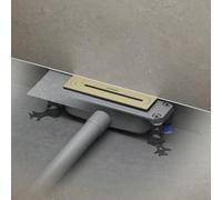 Kaldewei FLOWPOINT-Set : bonde ponctuelle 2410 avec système de drainage horizontal FLOWDRAIN 4204
