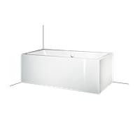 Kaldewei MEISTERSTÜCK CONODUO 1713-4080 Badewanne 201740801001 180x80cm, rechts, Perl-Effekt, Spezial-Ablaufgarnitur, Invisible Grip, glänzend, alpinweiß