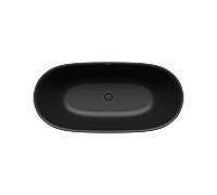 KALDEWEI MEISTERSTÜCK OYO DUO Mod. 1050-4035, Baignoire en pose libre, 1630x770mm, sans trop-plein, 205043540667, Couleur: Gris froid 90