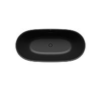 Kaldewei Meisterstück OYO DUO baignoire en îlot 1051-4034 205143530667 173 x 82 cm, avec trop-plein, gris froid 90