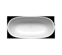 KALDEWEI MEISTERSTÜCK OYO DUO Mod. 1051-4035, Baignoire en pose libre, 1730x820mm, sans trop-plein, 205143541001, Couleur: Blanc alpin avec Invisible Grip
