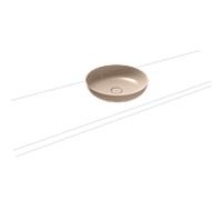 Kaldewei Miena Lavabo à poser 909 306 003 030 sans trop - plein, 45 cm, effet perle bahamabeige