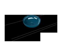 KALDEWEI MIENA cuvette de lavabo, 3180, autour de, sans trop-plein, diamètre 450mm, 0, 909306003678, Couleur: RÃªve profond avec effet perlÃ©