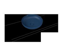 KALDEWEI MIENA cuvette de lavabo, 3181,autour de, sans trop-plein, diamètre 380mm, 0, 909406003677, Couleur: Bleu marine mat avec effet perlÃ©