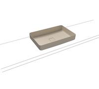 KALDEWEI MIENA cuvette de lavabo, 3185, 580x380 mm, sans trop-plein, 909506000, 909606003661, Couleur: Beige chaud 20 avec effet perlÃ©