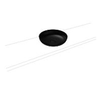 Kaldewei Miena vasque 909306003667 3180, Ø 45 cm, gris froid 90, effet perlant , sans trop-plein, sans trou pour robinetterie, insonorisation