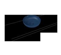 KALDEWEI MIENA Vasque de lavabo 3180, ronde, sans trop-plein, diamètre 450 mm, 909306003677, Couleur: Bleu marine mat avec effet perlÃ©