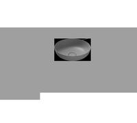 Kaldewei Miena vasque 909406003663 3181, Ø 38 cm, cool grey 30, effet perlant , sans trop-plein, sans trou pour robinetterie, insonorisation