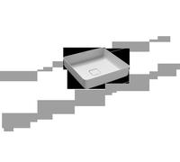 KALDEWEI MIENA Vasque de lavabo 3184, carrée, sans trop-plein, 400 x 400 mm, 909506003711, Couleur: Blanc alpin mat avec effet nacré
