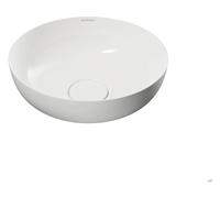 KALDEWEI MIENA Vasque de lavabo 3193, ronde, sans trop-plein, diamètre 310 mm, 911406003001, Couleur: blanc alpin avec effet nacré