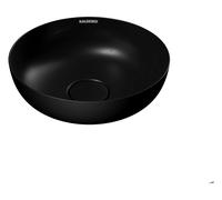 KALDEWEI MIENA Vasque de lavabo 3193, ronde, sans trop-plein, diamètre 310 mm, 911406003676, Couleur: Noir mat 100 avec effet perlÃ©