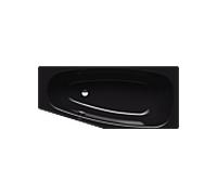 Baignoire Gain de Place Kaldewei Mini Star 1570x700x420mm rétrécie à gauche 836 Noir