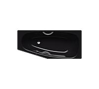 Kaldewei Mini star bain gauche 225334010701 157x70 / 47,5cm, antidérapant complet, noir