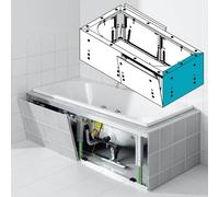 KALDEWEI MULTIVERSO Système d'habillage pour baignoires balnéo rectangulaires, élément latéral, 550000090000,