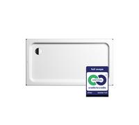 KALDEWEI Plan de douche XXL 425-1 75x140cm, 432500010001, Couleur: Blanc