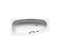 Kaldewei Plateau d' Kaldewei Mini Star droite 831 157 x 75/50 x 43 cm, effet perlant blanc