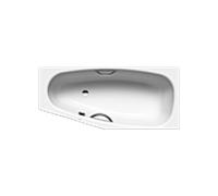 Kaldewei Plateau d' Kaldewei Mini Star gauche 833 157 x 75/50 x 43 cm, blanc, effet perlant