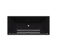 Kaldewei Puro baignoire duo 266400010701 180x80cm, trop-plein au milieu, noir