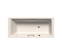 Kaldewei Puro bain d'étoile 255800013231 170x75cm, trop-plein sur le côté, effet perlant, pergamon
