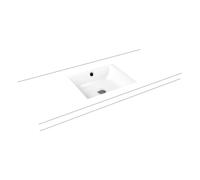 Kaldewei Puro lavabo 46x38.5 cm rectangulaire sous plan blanc brillant 900906003001