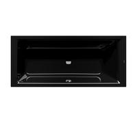 KALDEWEI PURO NEXT COMBI Baignoires rectangulaires avec zone de douche à gauche, Modèle 1433, 170x70cm, 143323000701, Couleur: Noir