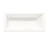 KALDEWEI PURO NEXT COMBI Baignoires rectangulaires avec zone de douche à gauche, Modèle 1433, 170x70cm, 143323000711, Couleur: Blanc alpin Mat