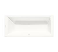KALDEWEI Puro Next Combi, modèle 1432, baignoire rectangulaire avec zone de douche à droite, 160 x 70 cm, 143200010711, Couleur: Blanc alpin Mat