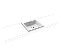 Kaldewei Puro lavabo 46x46 cm rectangulaire à poser blanc brillant 900306003001