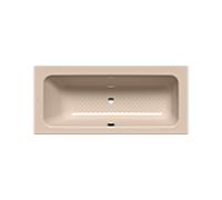 Kaldewei Puro set large baignoire 261034013030 170x75cm, trop-plein au centre, effet perle antidérapant, beige bahama