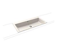 Kaldewei Puro vasque à encastrer 900206013231 3152, 90x46cm, pergamon, avec trop-plein, 1 trou pour le robinet