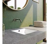 Kaldewei Lavabo Puro 3159 rectangulaire sous-plan 46 x 38,5 cm blanc brillant 900906003001