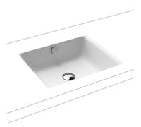 Kaldewei Puro lavabo 60x38.5 cm rectangulaire sous plan blanc mat 901006003711