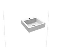 Kaldewei Lavabo mural Puro 46x46 cm carré blanc brillant classique 901306013001