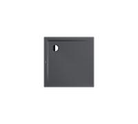 KALDEWEI SUPERPLAN 1831-5, Receveurs de douche avec support de baignoire extra-plat, 80x80cm, 383147982666, Couleur: Gris froid 80 avec Secure Plus