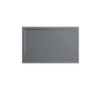 Kaldewei Superplan xxl receveur de douche 385248042665 90x130x2,5cm, avec support, Antislip Secure Plus, cool grey70