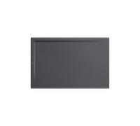 Kaldewei Superplan xxl receveur de douche 386348042666 100x170x5,1cm, avec support, Antislip Secure Plus, cool grey80