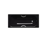 Kaldewei Saniform plus baignoire 112930003701 170x73cm, effet perle antidérapant, noir