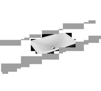 KALDEWEI SILENIO lavabo à encastrer 3047 634x391 mm, blanc alpin, 906006313001, Exécution: sans trop-plein