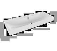 KALDEWEI SILENIO Lavabo à poser SILENIO 3049 1200x460x120 mm, 906406013001, Exécution: 1x1 trou de robinet avec trop-plein
