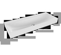 KALDEWEI SILENIO Lavabo à poser SILENIO 3049 1200x460x120 mm, 906406313001, Exécution: sans trou de coulée sans trop-plein