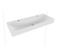 KALDEWEI SILENIO lavabo mural blanc alpin