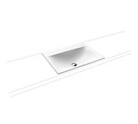 Kaldewei Silenio vasque à encastrer 907706313711 3037, 60 x 46 cm, blanc alpin mat, effet perlant, sans trop-plein, sans trou pour robinetterie