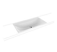 Kaldewei Silenio lavabo 90x46 cm rectangulaire encastrée blanc mat 907806313001