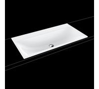 Kaldewei Silenio vasque à encastrer 907806313001 3038, 90 x 46 cm, effet perlant blanc , sans trop-plein, sans trou pour robinetterie